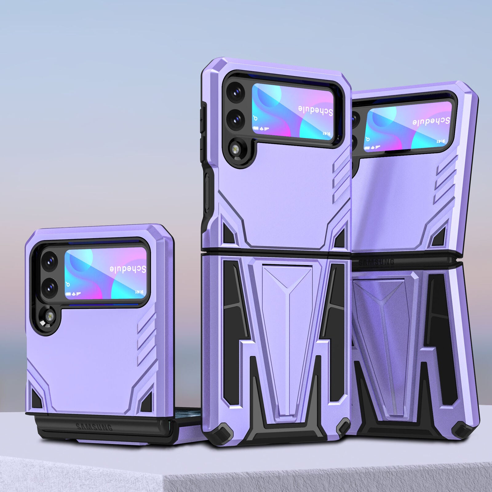 Rugged Kickstand Case for Samsung Galaxy Z Flip 3 5G Rugged Kickstand Case for Samsung Galaxy Z Flip 3 5G
